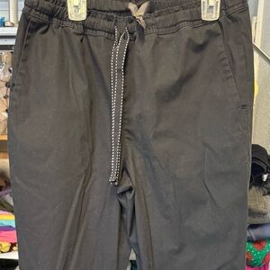 JAANNU black straight leg scrub pants small like new. Not faded.